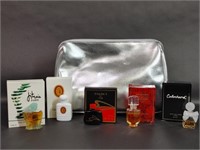 La Prairie Pouch & Perfume Miniatures