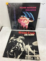 Vinyl Records - Black Sabbath Paranoid & Grand