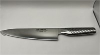 8” Global Japanese chef's knife G-2. 
13” l x 2”