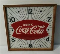 Coca-Cola Class Clock Face In Frame