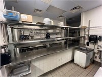 Two Shelf Stainless Steel Commercial Food Window