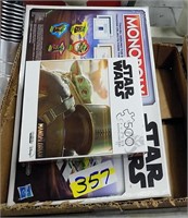 STAR WARS PUZZLE AND  STAR WARS MONOPOLY GAME