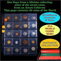 20 Great Coins of the World, hand selected, many t