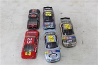 5 diecast nascars