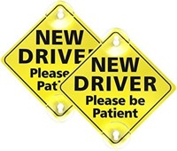 2PCS "New Driver Please Be Patient" Sign