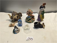 Tray Lot of Various Figurines/Items