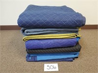 5 Moving Quilts / Packing Blankets (No Ship)