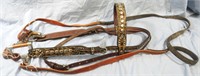 COMPLETE STUDDED BRIDLE W/REINS*D-RING SNAFFLE BIT