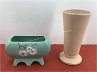 * McCoy vase & planter  10 x 6 & 12 x 6