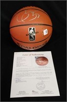 Pat Riley autographed Spaulding basketball full