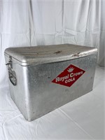 Royal Crown Cola metal Cooler