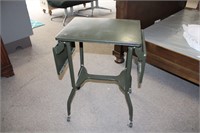 Vintage Metal Office dropleaf work station