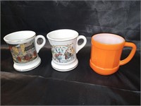 Vintage shave cups...or toothbrush holders
Cup