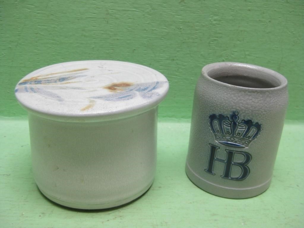HB Pottery Mug & Pottery Container