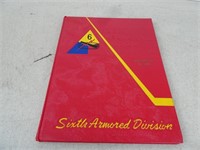 Vintage 1965 Sixth Armored Division Military Book