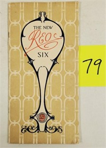 Original "The New REO Six" Advertisement Booklet