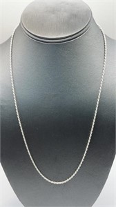 Brand New Sterling Rope Chain