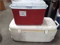 2 Cooler Rubbermaid and Igloo (used)