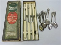 1847 Rogers & Stainless Bone Handle Cutlery