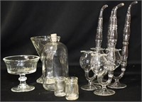GLASS PIPES - ASSORTED GLASSWARE