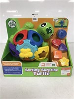 LEAP FROG SORTING SURPRISE TURTLE AGE 9+ MONTHS