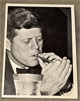 Rare 1964 JFK Lights A Cigar