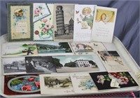 LOT OF ASST. ANTIQUE POSTCARDS