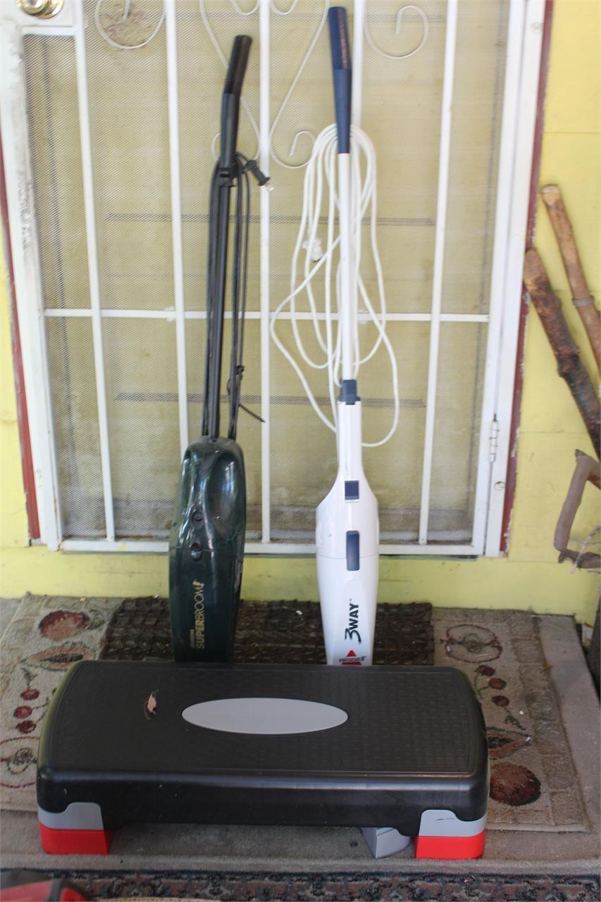 Lightweight Vacuums and Aerobic Step