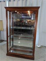 (1) Vintage Glass Display Cabinet