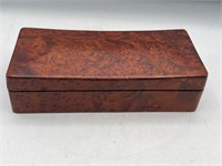 Lovely vintage wooden trinket box men’s box