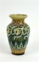 19TH C. DOULTON LAMBETH LOUISA AYLING VASE