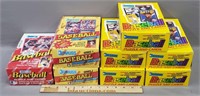 Baseball Cards Wax Boxes Lot Collection
