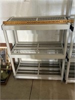 Plastic shelving unit 36 inch wide