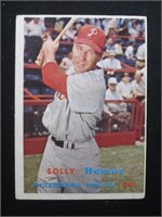 1957 TOPPS #231 SOLLY HEMUS PHILLIES