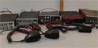 Lot of 5 Cobra and Royce CB radios with mics