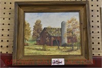 (2) Lesher Oil on Boards: