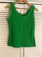 VINTAGE GREEN TANK TOP SIZE 13