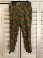 VINTAGE H.I.S. FOR HER PAISLEY PRINTED PANTS