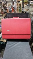 Sears Forecast Red Hardside Suit Case