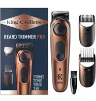 King C. Gillette Beard Trimmer PRO with 40 beard