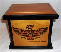 Vintage Haida art box w/ lid.