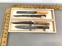 Old Forged, Sheffield, Silverhorn Knife Bundle