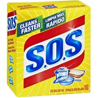 S.O.S Steel Wool Soap Pads 10 ea