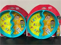 Cocomelon plate and spoon 2 sets