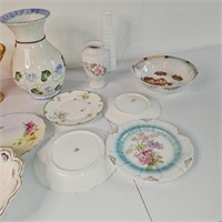 14 PIECE  CHINA-GLASSWARE-POTTERY