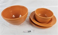 Orange Fiesta Ware Mixing Bowl & More