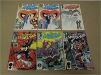 6 MARVEL AMAZING SPIDER-MAN #290-93 ANNUAL #21 KEY