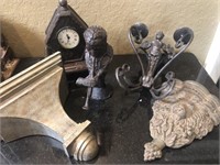 Mantle Clock & Decorator items