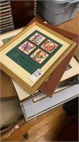 Lot of 7 prints in frames