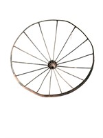 Large Iron Wagon Wheel